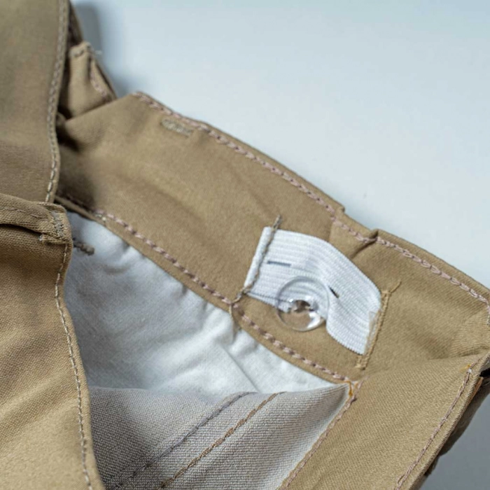 Παιδικό παντελόνι για αγόρια Genova 2 σαμπανί καθημερινά ελαστικά αγορίστικα online (1)