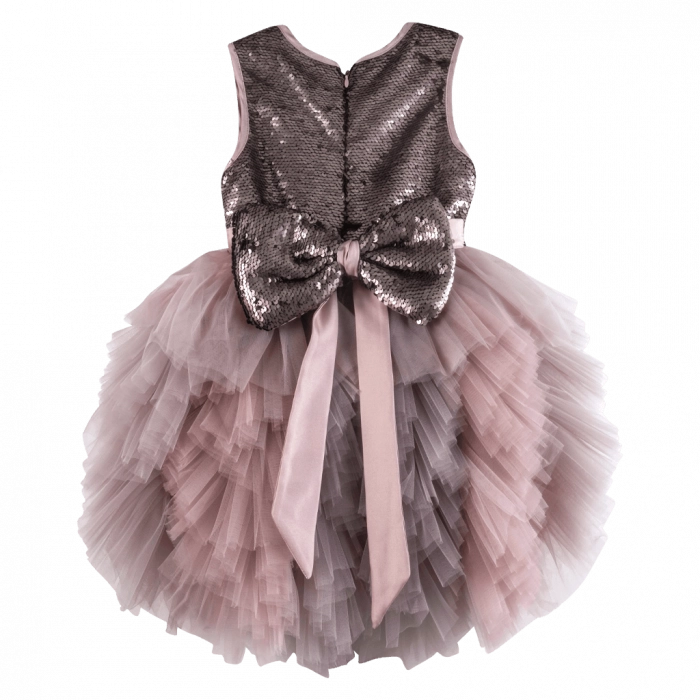 Παιδικό φόρεμα για κορίτσια Ursula σάπιο μήλο φορέματα αμπιγέ για παρανυφάκια με τούλι για γάμους βαφτίσεις 2