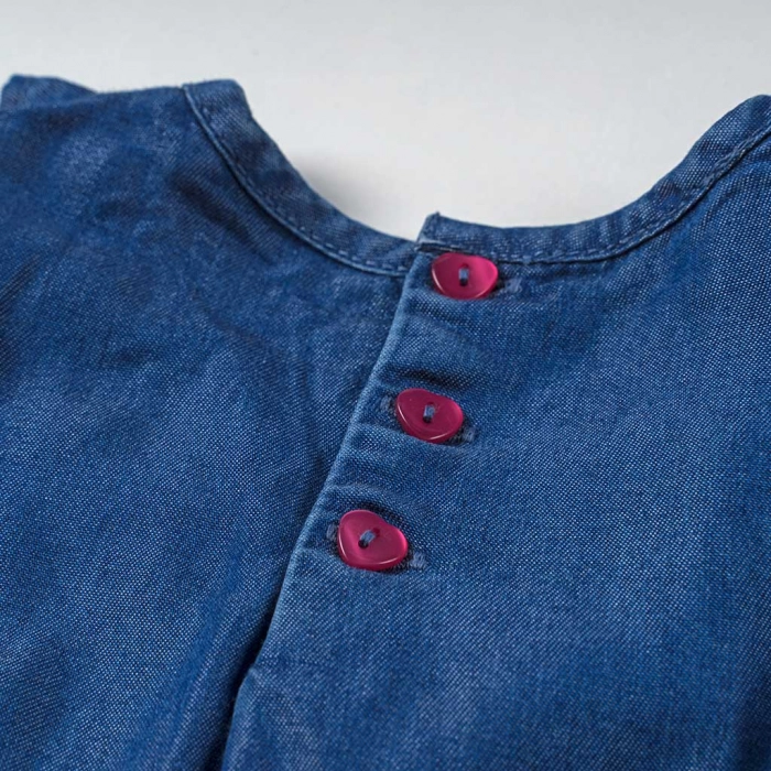 Παιδικό φόρμεα Guess για κορίτισα Denim power τζιν καλοκαιρινά φορέματα επώνυμα γκες ετών χρονών (1)