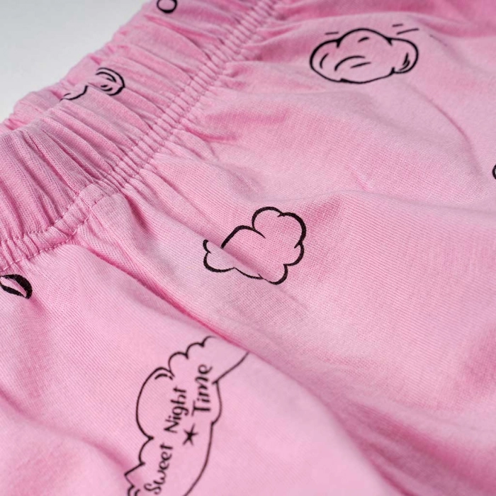 Παιδική πιτζάμα ΝΕΚ για κορίτσια Rainbow βεραμάν κοριτσίστικες ύπνο σορτσάκια καλοκαιρινές online (3)