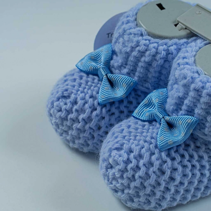 Βρεφικά παπούτσια αγκαλίάς για μωράκια bow μπλε μωρουδίστικα παπουτσάκια για αγόρια κορίτισα μωρά μηνών2