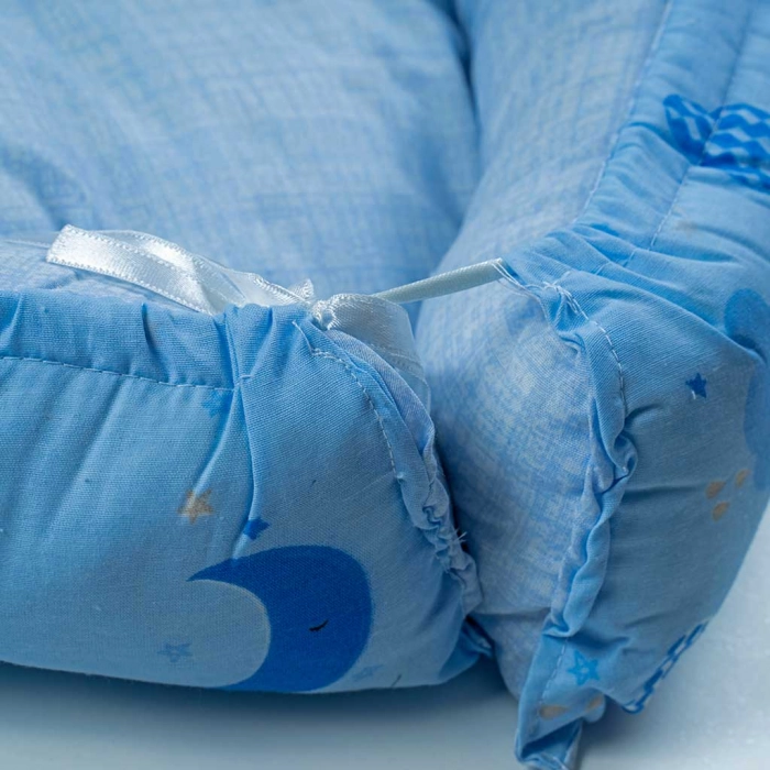 Βρεφική φωλιά για αγόρια Sleeping King γαλάζιο φωλίτσες για μωράκια σετ ύπνου orchestra skroutz prenatal κριτικές (1)
