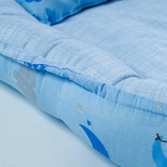 Βρεφική φωλιά για αγόρια Sleeping King γαλάζιο φωλίτσες για μωράκια σετ ύπνου orchestra skroutz prenatal κριτικές (4)