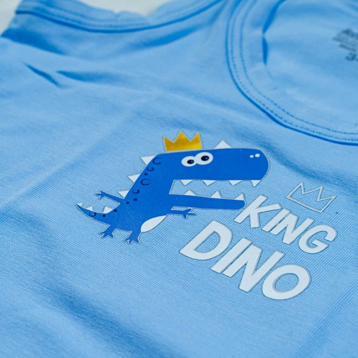 Παιδικό σετ εσώρουχα για αγόρια king Dino σιέλ αγορίστικα ποιοτικά εσώρουχα βαμβακερά για δώρο ετών χρονών online (2)