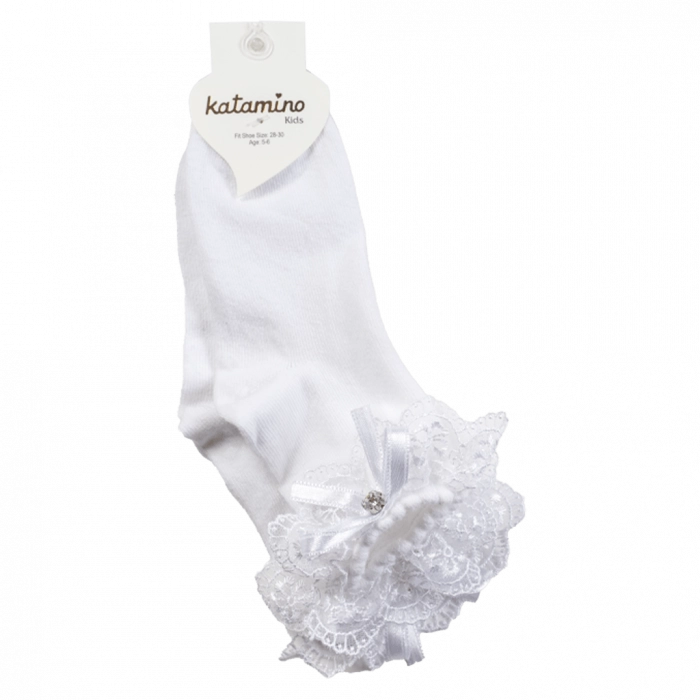 Παιδικές κάλτσες για κορίτσια Small lace δαντέλα καλές γάμους 