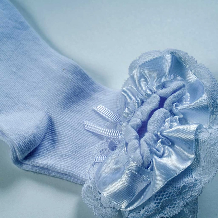 Παιδικές κάλτσες για κορίτσια Pretty άσπρο φρου φρου ρομαντικές δαντέλα καλές