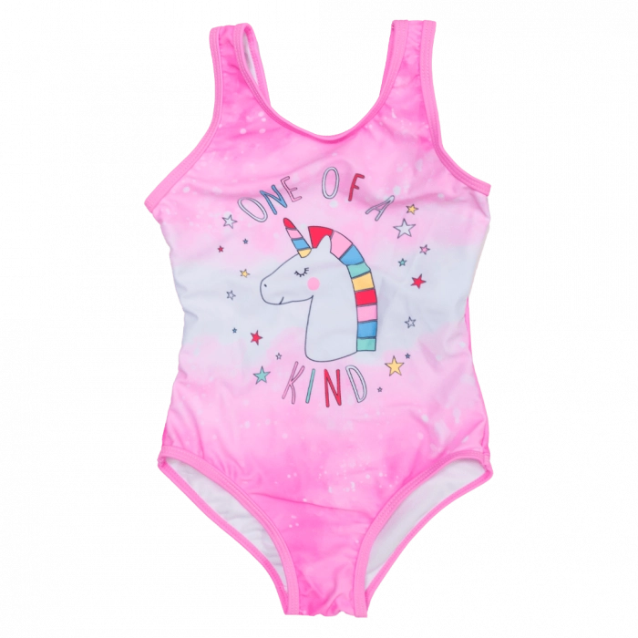 Παιδικό μαγιό Minoti για κορίτσια One of unicorn ροζ για θάλασσα προστασία UV ήλιο ρούχα για παραλία ετών