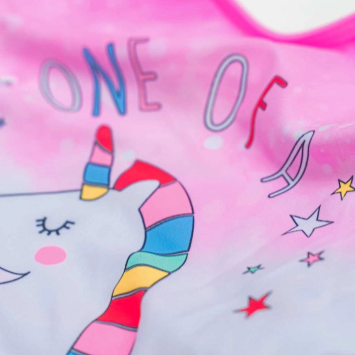 Παιδικό μαγιό Minoti για κορίτσια One of unicorn ροζ για θάλασσα προστασία UV ήλιο ρούχα για παραλία ετών2