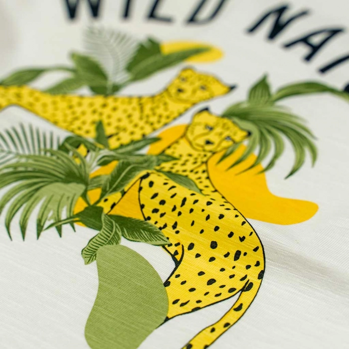Παιδική μπλούζα Name it για κορίτσια wild nature εκρού κοριτσίστικες κοντομάνικες καλοκαιρινές απλές online (2)
