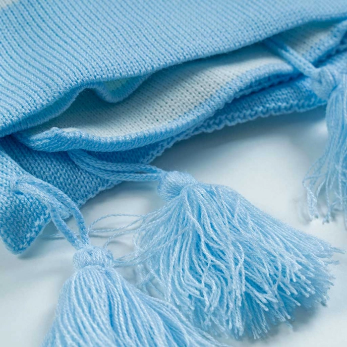 Βρεφική κουβέρτα Mommy Daddy για αγόρια γαλάζιο κουβερτούλες αγκαλιάς για αγοράκια ζεστές για δώρο (1)