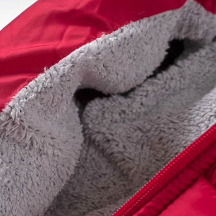 Βρεφικό μπουφάν Hashtag για αγόρια New wear κόκκινο χειμωνιάτικα χειμερινά μπουφάν για αγόρια με γούνα ζεστά (3)