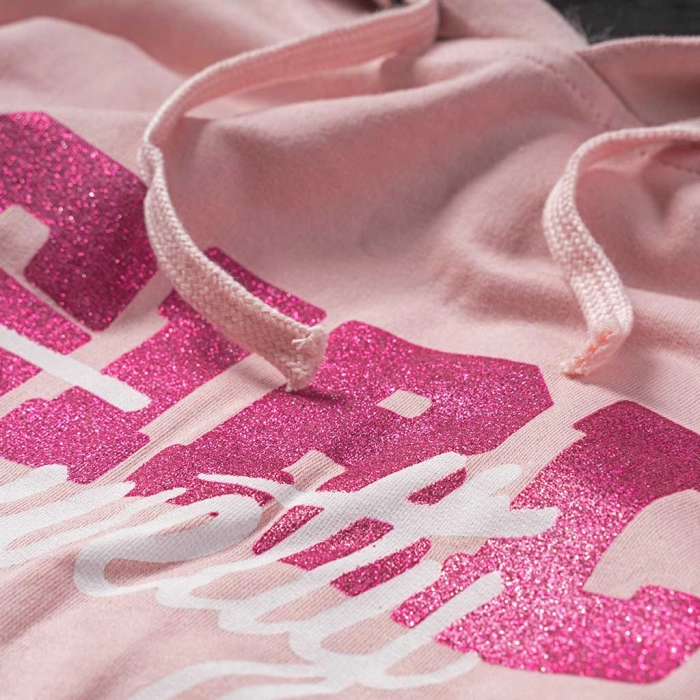 Παιδικό μπλουζοφόρεμα Εβίτα για κορίτσια  girl sweety ροζ μπλουζοφορέματα για κορίτσια ετών φούτερ καθημερινά (2)