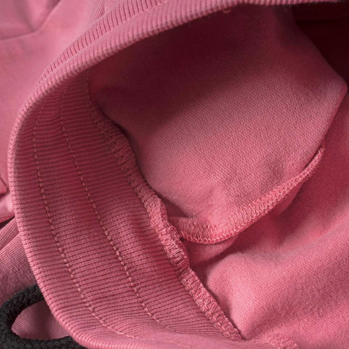 Παιδικό σετ φόρμας Εβίτα για κορίτσια Something ροζ μακρυμάνικες χειμωνιάτικες μοντέρνα καθημερινά ετών ροζ φόρμες online