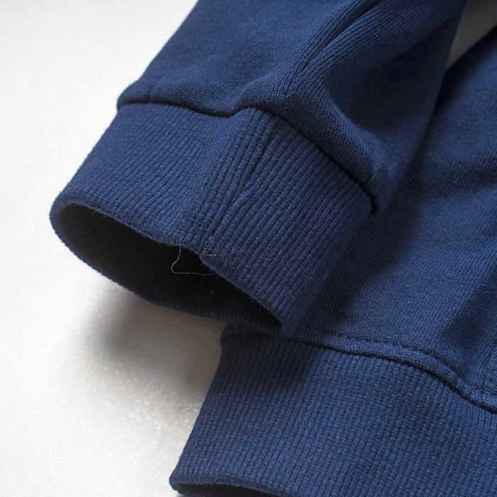 Παιδική ζακέτα AKO για αγόρια Simple μπλε φούτερ παιδικές ζακέτες με κουκούλα αγορίστικες online (1)