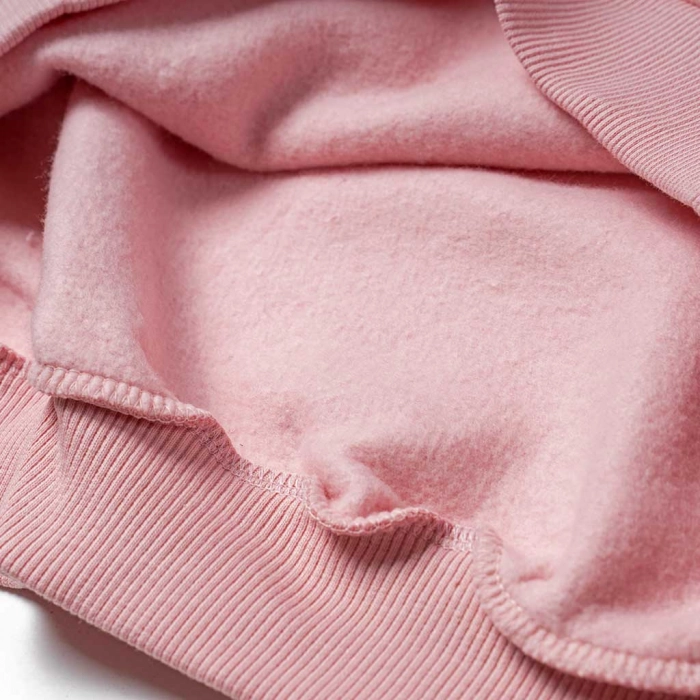 Παιδικό σετ φόρμας NEK για κορίτσια your limit ροζ κοριτστίστικες φόρμες φούτερ χειμωνιάτικες online ετών (4)