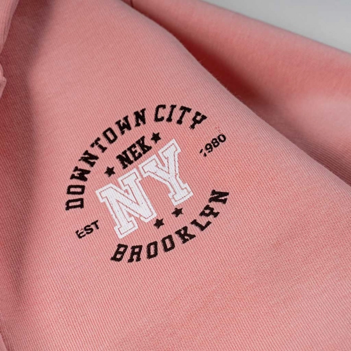 Παιδική ζακέτα NΕΚ gia κορίτσια NY ροζ καθημερινή άνετη ζεστή εποχιακή ετών online2