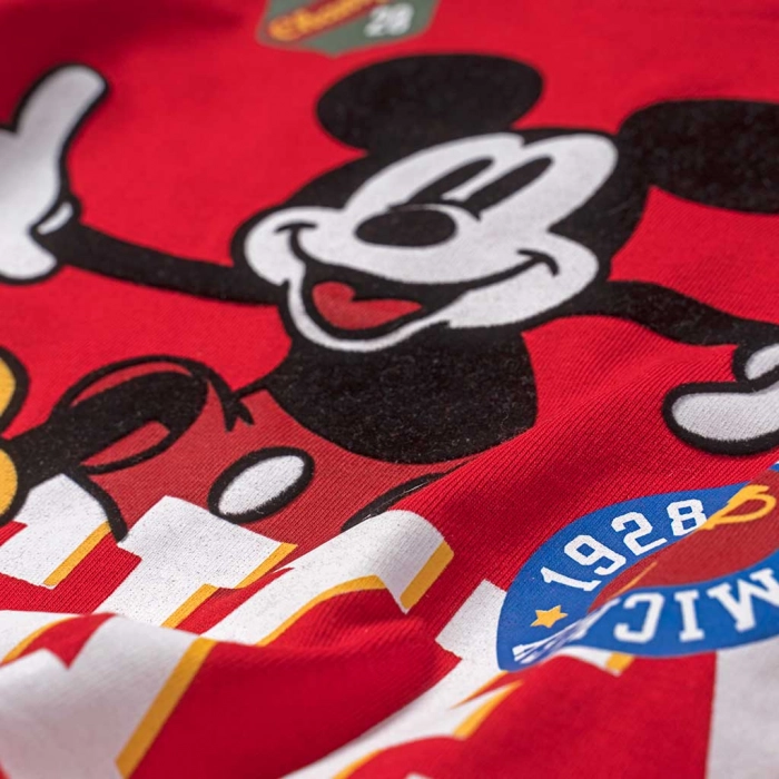 Βρεφική μπλούζα Disney για αγόρια Champion κόκκινο χειμωνιάτικες καθημερινά βρεφικά επώνυμα μηνών online (2)