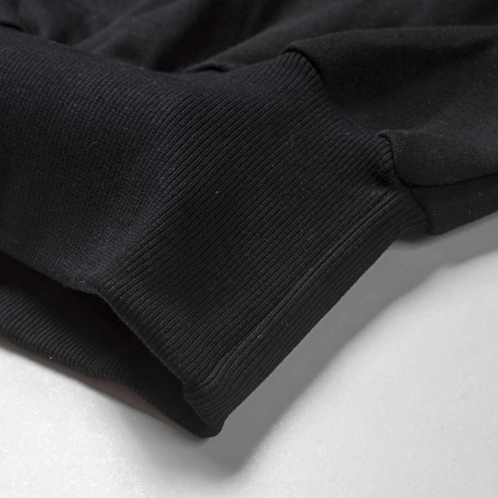 Παιδική μπλούζα ΝΕΚ για κορίτσια Be Diffeent μαύρο χειμωνιάτικες καθημερινές κουκούλα ετών επώνυμες online (3)