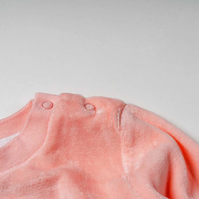 Βρεφική πιτζάμα Εβίτα για κορίτσια Starry ροζ χειμωνιάτικες καθημερινές βρεφικές μηνών online (4)