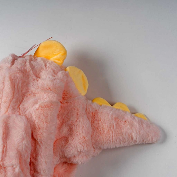 Παιδικός σκούφος για κορίτσια Little Monster ροζ άνετο ζεστό αστείο ετών online (1)