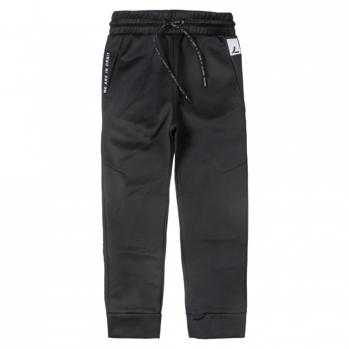 Παιδικό παντελόνι φόρμας Losan για αγόρια In Orbit μαύρο καθημερινό άνετο φόρμα σχολείο βόλτα ετών επώνυμο online (1)