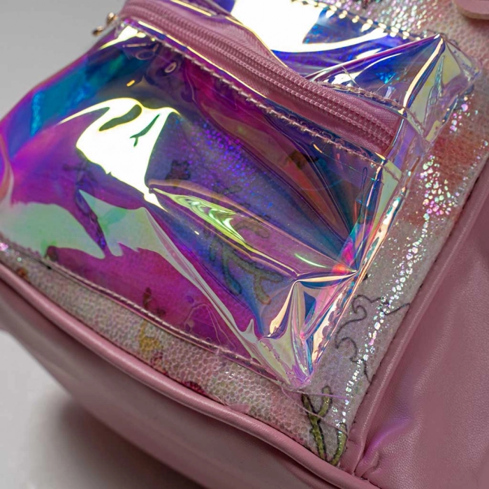 Παιδική τσάντα πλάτης για κορίτσια Mermaids ροζ online (2)
