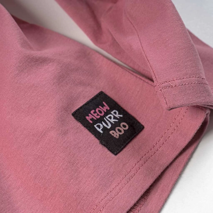 Παιδική μπλούζα Losan για κορίτσια Cat ροζ καθημερινές εποχιακές ετών μακρυμάνικες επώνυμες online (3)