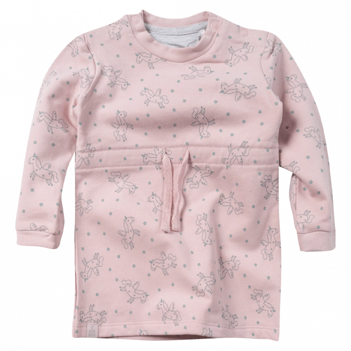 Βρεφικό μπλουζοφόρεμα Losan για κορίτσια The Unicorn ροζ καθημερινό άνετο βόλτα μηνών επώνυμο online (1)