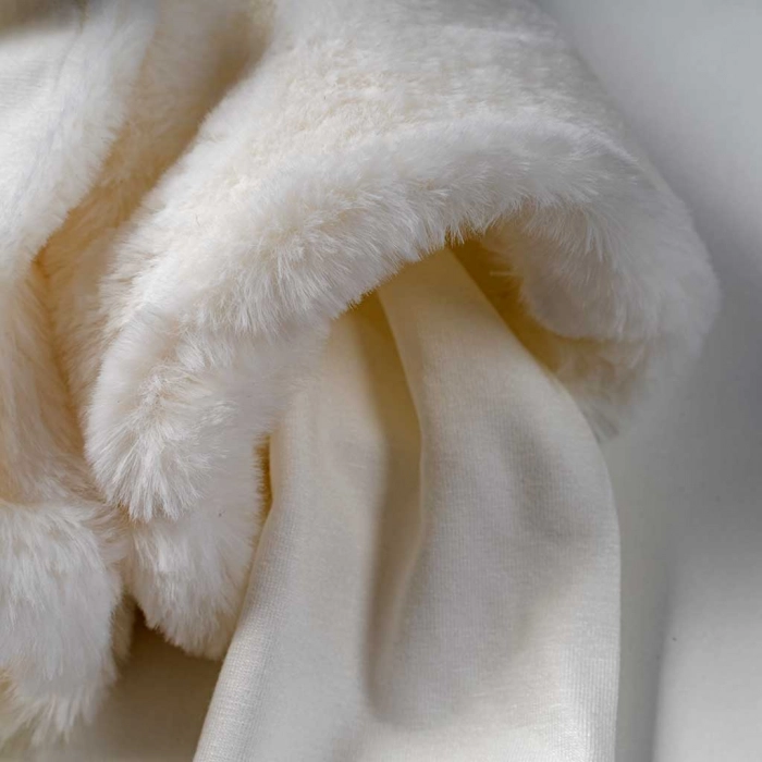 Παιδικό σετ ΕΒΙΤΑ για κορίτσια Fashion άσπρο κάζουαλ άνετο  βόλτα πάρτι εκδηλώσεις φούστα μπολερό ετών online (4)