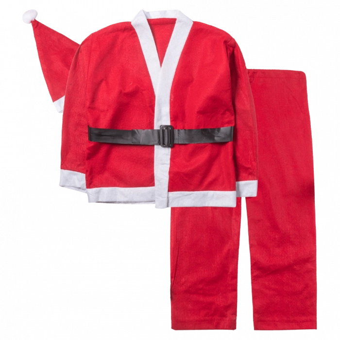 Παιδικό χριστουγεννιάτικο σετ Secret Santa κόκκινο σετ με στολή Αγίου Βασίλη για γιορτές εκδηλώσεις ετών Online (1)