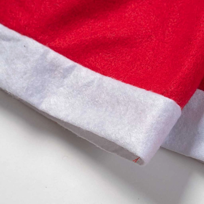 Παιδικό χριστουγεννιάτικο σετ Secret Santa κόκκινο σετ με στολή Αγίου Βασίλη για γιορτές εκδηλώσεις ετών Online (6)