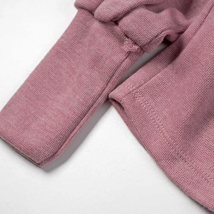 Παιδική μπλούζα ζιβάγκο για κορίτσια Pink Jumper ροζ καθημερινό άνετο κροπ τοπ πλεκτο  ετών online (3)