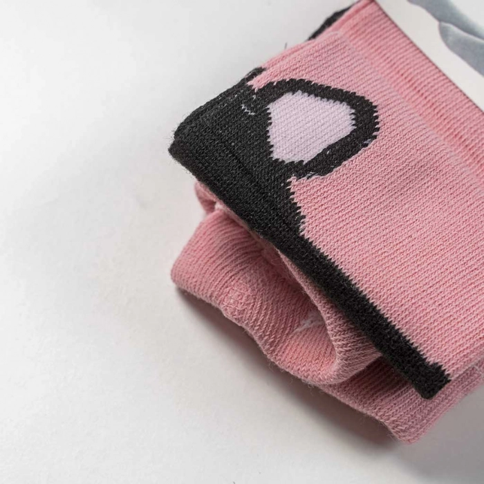 Παιδικό καλσόν για κορίτσια Acte Pink On Black ροζ καθημερινό άνετο  ζεστό χειμερινό ετών online