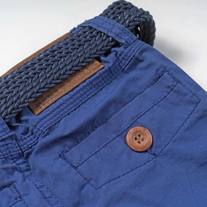 Παιδικό παντελόνι M-One για αγόρια Lion Pride μπλε casual άνετο βόλτα πάρτι ετών online (4)