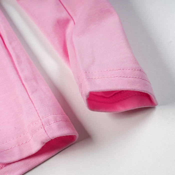 Παιδική μπλούζα μονόχρωμη simple5 ροζ καθημερινές εποχιακές εκδηλώσεων ετών online (3)