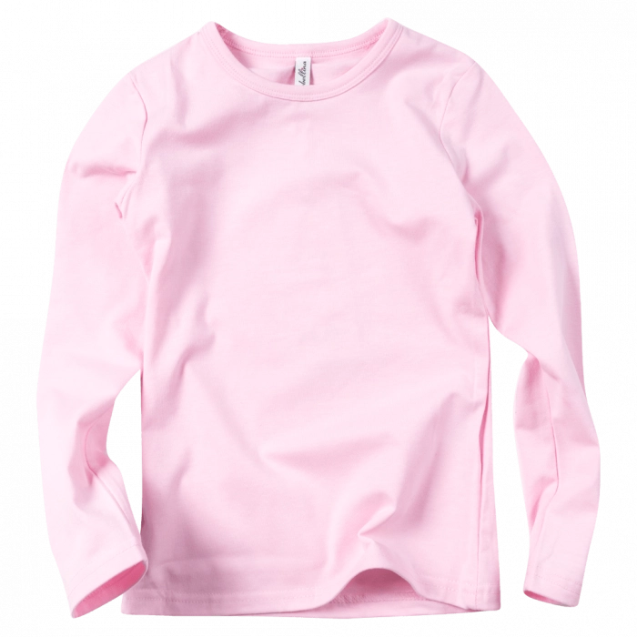 Παιδική μπλούζα μονόχρωμη simple5 ροζ καθημερινές εποχιακές εκδηλώσεων ετών online (1)