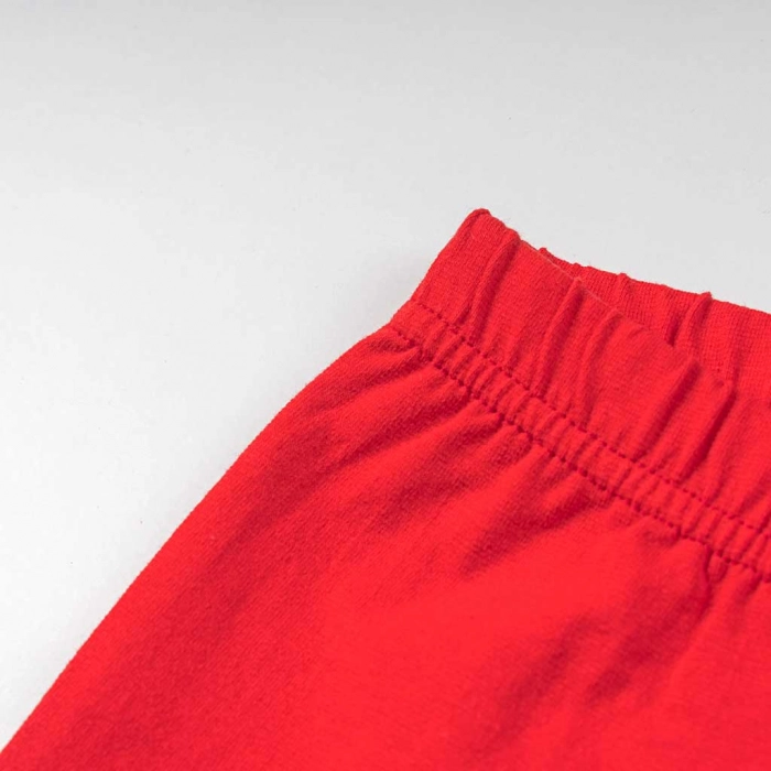 Παιδικό παντελόνι κάπρι Trax για κορίτσια My city κόκκινο καθημερινά ελληνικά οικονομικά καλοκαιρινά ετών online (3)