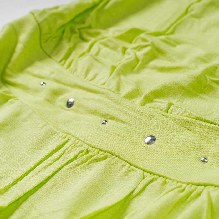 Παιδικό φόρεμα Piccolo Mondo για κορίτσια summer breeze lime καλοκαιρινά μακό φορέματα οικονομικά 1 έτους online (3)
