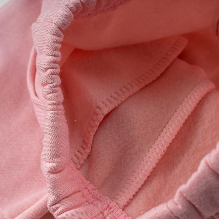 Παιδικό σετ φόρμας New College για κορίτσια Bear ροζ χειμωνιάτικες καθημερινές επώνυμες σετ φόρμες online (1)