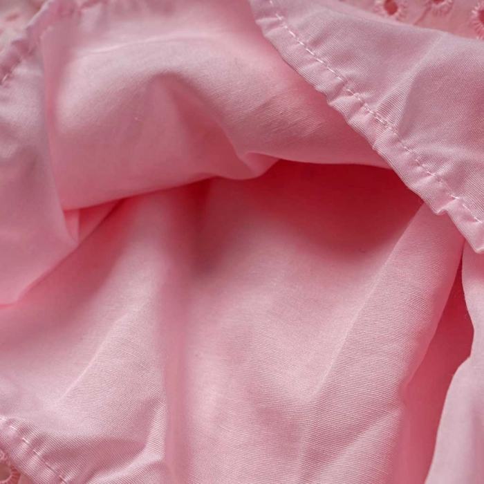 Παιδικό φόρεμα Εβίτα για κορίτσια over the sky ροζ αμπιγέ απλά φορέματα καλοκαιρινά ρομαντικά ετών online (5)