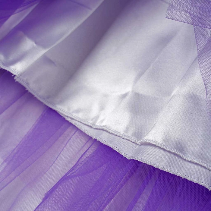 Παιδικό φόρεμα αμπιγέ για κορίτσια Dream Unicorn λιλά φόρέματα με τούλι πριγκιπικά ρομαντικά για γάμους βαφτίσεις ετών (5)