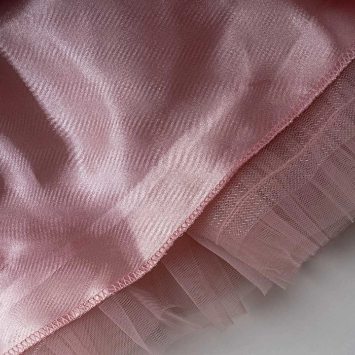 Παιδικό φόρεμα αμπιγέ για κορίτσια Penelope ροζ φόρέματα με τούλι πριγκιπικά ρομαντικά για γάμους βαφτίσεις ετών (5)