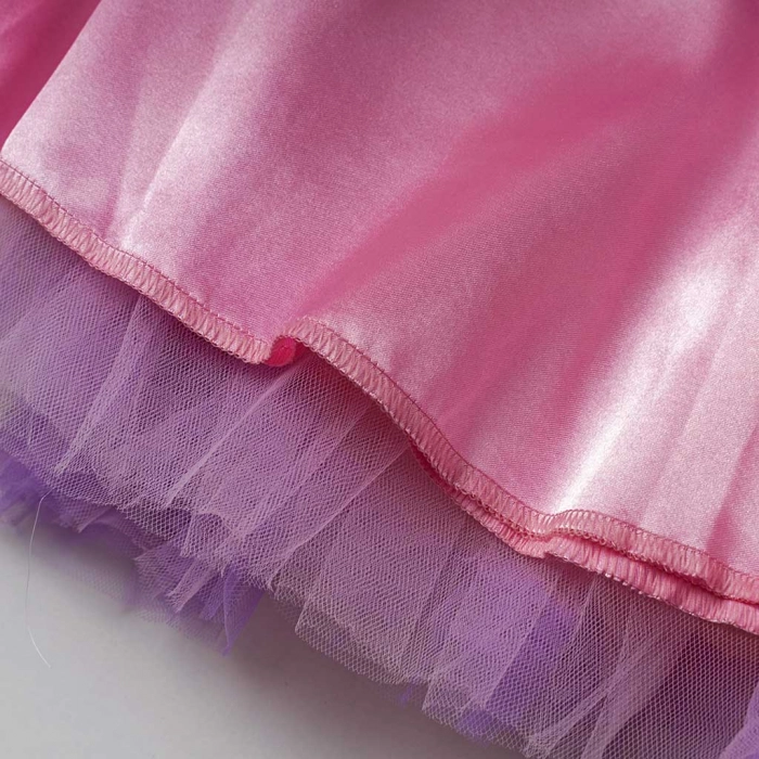 Παιδικό φόρεμα αμπιγέ για κορίτσια sky Unicorn ροζ φόρέματα με τούλι πριγκιπικά ρομαντικά για γάμους βαφτίσεις ετών (6)