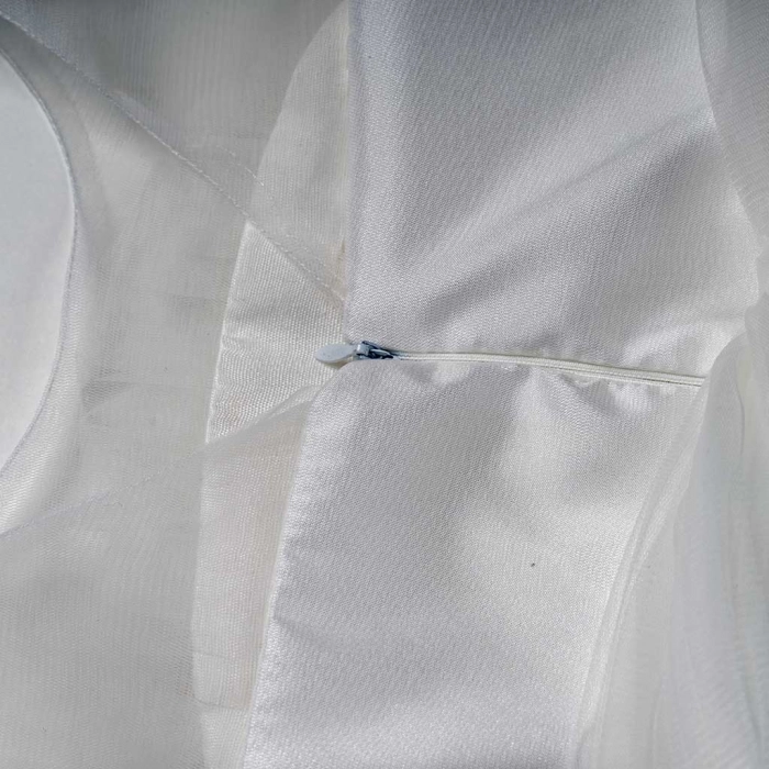 Παιδικό φόρεμα αμπιγέ για κορίτσια Iris άσπρο φόρέματα με τούλι πριγκιπικά ρομαντικά για γάμους βαφτίσεις ετών (6)