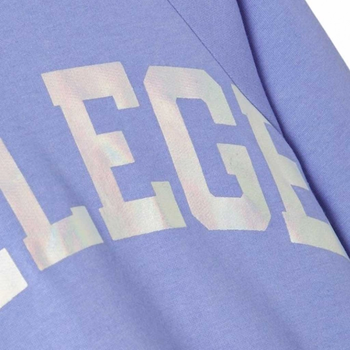 Παιδική μπλούζα name it για κορίτσια college λιλά φούτερ μπλούζες ζεστές  μοντέρνες φαρδυές με κουκούλα ετών buggy fit (1)