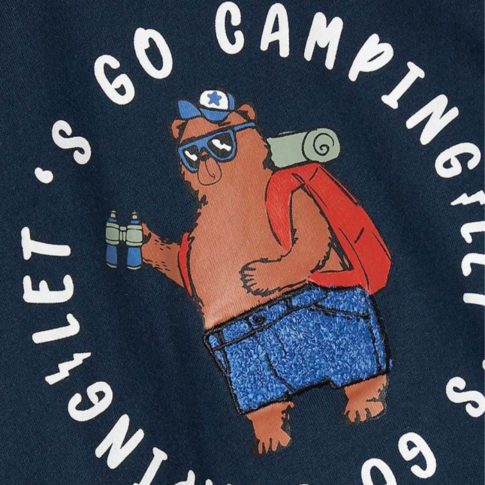 Παιδική μπλούζα name it για αγόρια lets go camping μπλε μπλούζες λεπτές μοντέρνες για αγόράκια μοντέρνες με σχέδιο ετών2