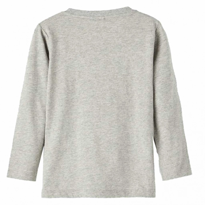 Παιδική μπλούζα name it για κορίτσια simplify γκρι απλές μονόχρωμες μπλούζες κουκούλα πλεκτή ετών online (1)