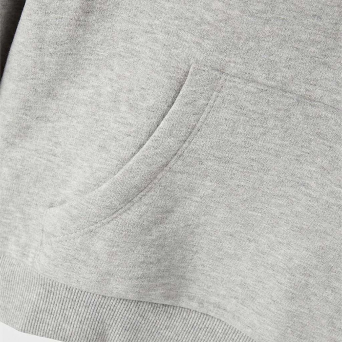 Παιδική μπλούζα name it simplicity γκρι απλές μονόχρωμες μπλούζες με κουκούλα φούτερ ετών  unisex online (1)