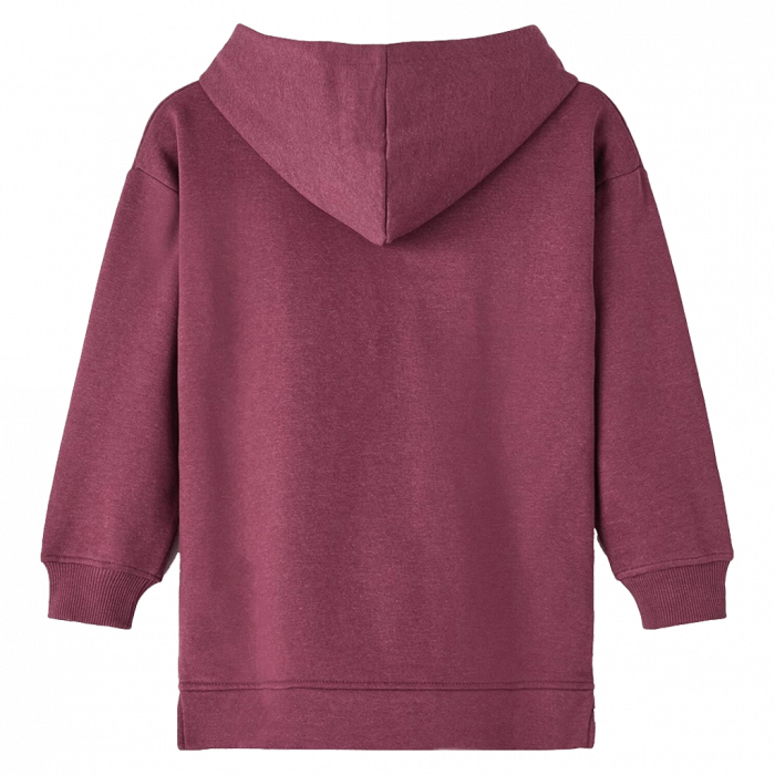 Παιδική μπλούζα name it για αγόρια simplicity μπορντό απλές μονόχρωμες μπλούζες με κουκούλα φούτερ ετών online (2)