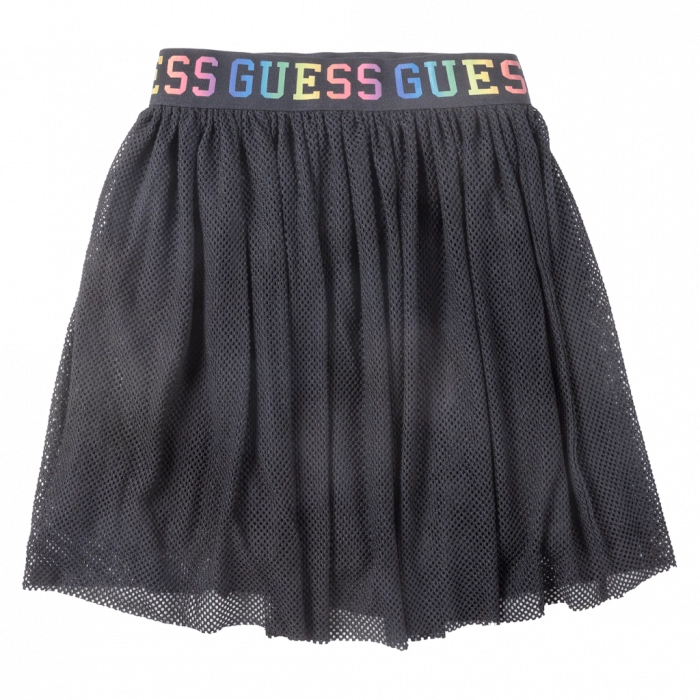 Παιδική φόυστα Guess για κορίτσια Multicolor μαύρο  καθημερινό με τούλι και λάστιχο ετών